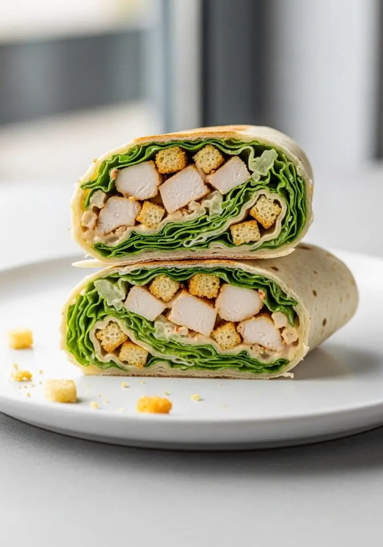 Classic Chicken Caesar Wraps: The Perfect 15-Minute Lunch or Dinner