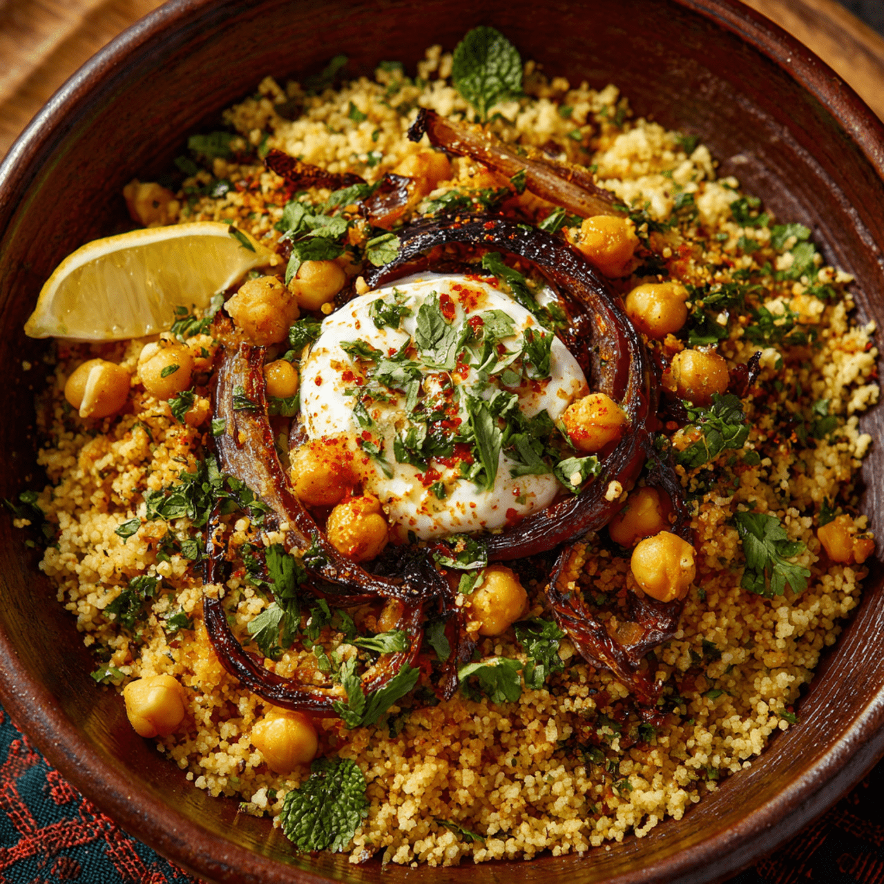 Aromatic Moroccan-Style Spiced Chickpea Bowls (Clean Eating Comfort Food!)