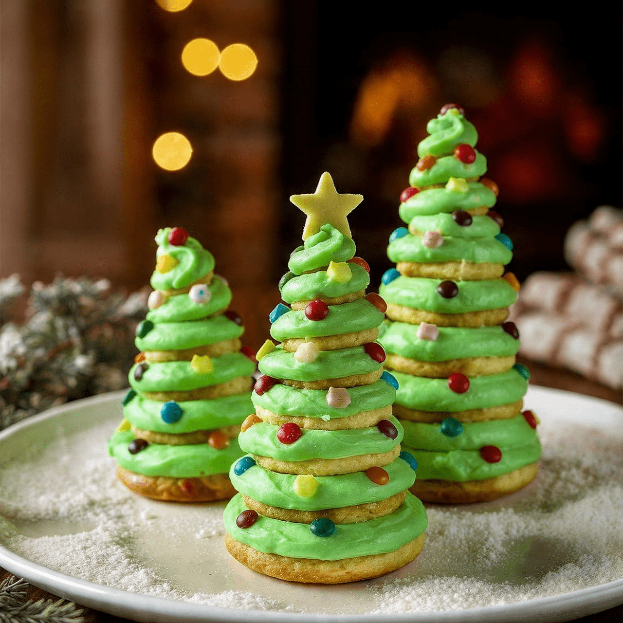 The Ultimate Christmas Tree Cookie Stacks (Easy Holiday Treat!)