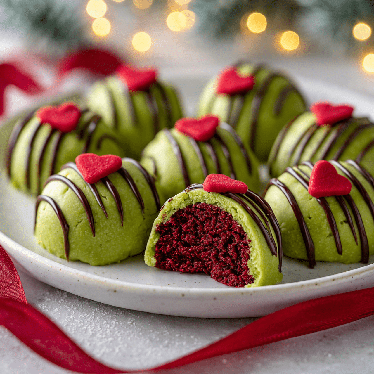 The Ultimate Grinchy Christmas Cake Bites (No-Bake Holiday Treat!)