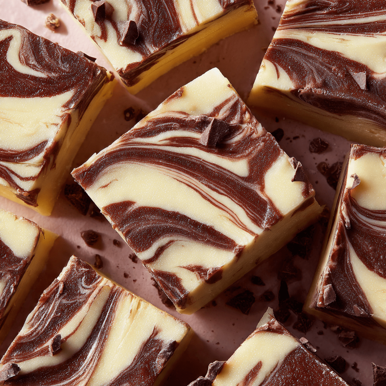 The Ultimate 4-Ingredient Marbled Fudge (Easy No-Bake Treat!)