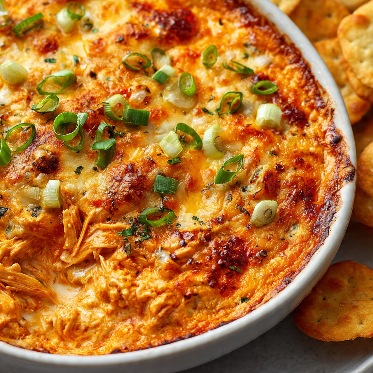 The Ultimate Creamy Buffalo Chicken Dip (Perfect NYE Appetizer!)