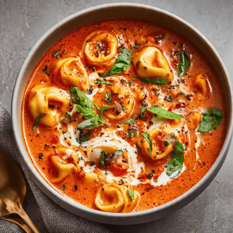 The Ultimate Creamy Tomato Tortellini Soup (Easy Winter Soup!)
