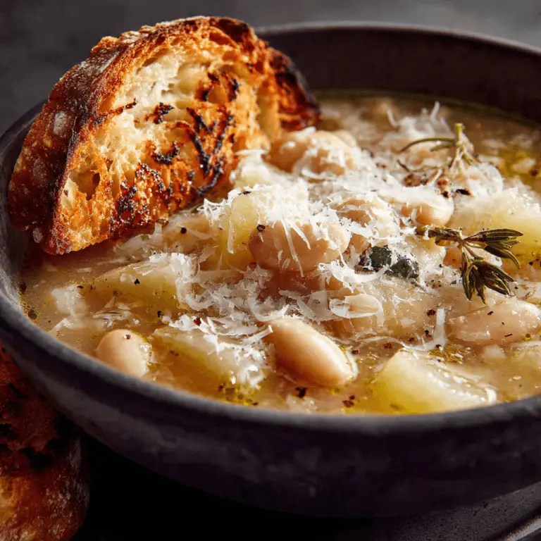 The Ultimate Lemony White Bean & Potato Soup (Cozy Winter Soup!)