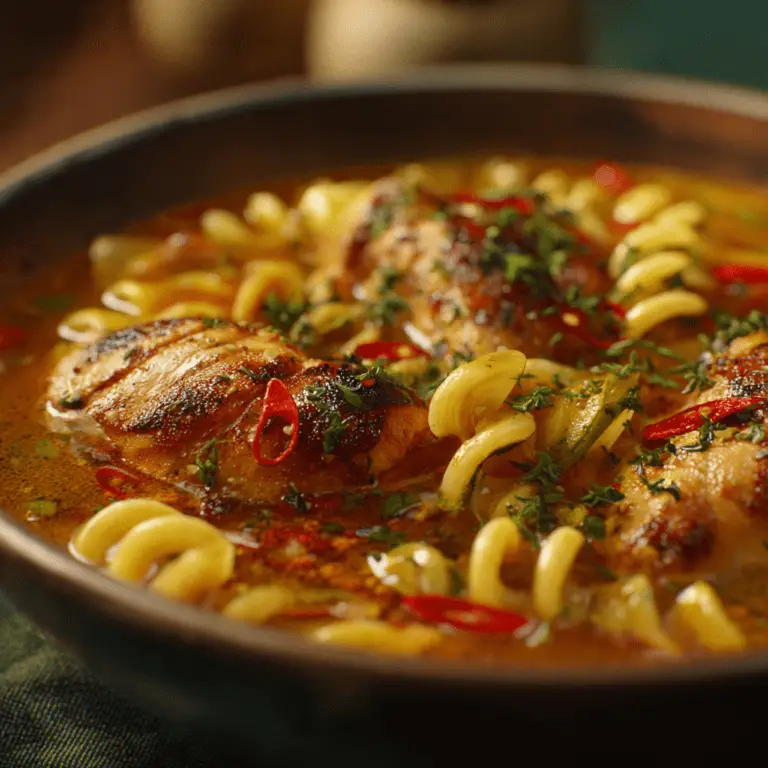 The Ultimate Scotch Bonnet Chicken Soup (Spicy Winter Soup!)