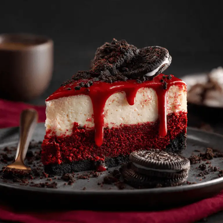 The Ultimate Red Velvet Cheesecake (Stunning New Year’s Dessert!)