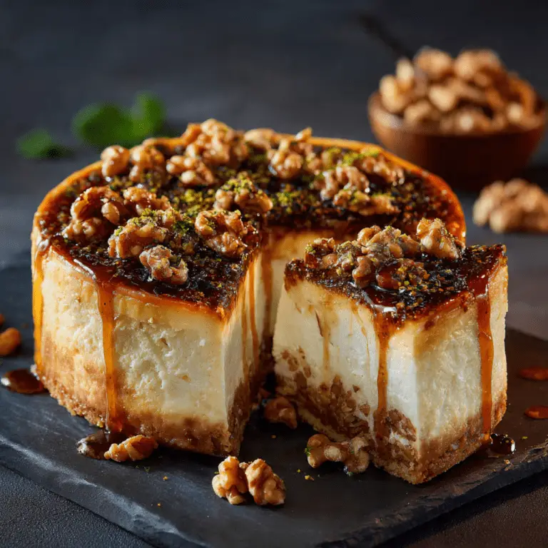 The Ultimate Baklava Cheesecake (Stunning New Year’s Dessert!)