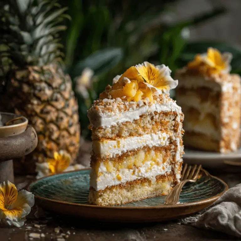 The Ultimate Pineapple Cake (Easy & Tropical New Year’s Dessert!)
