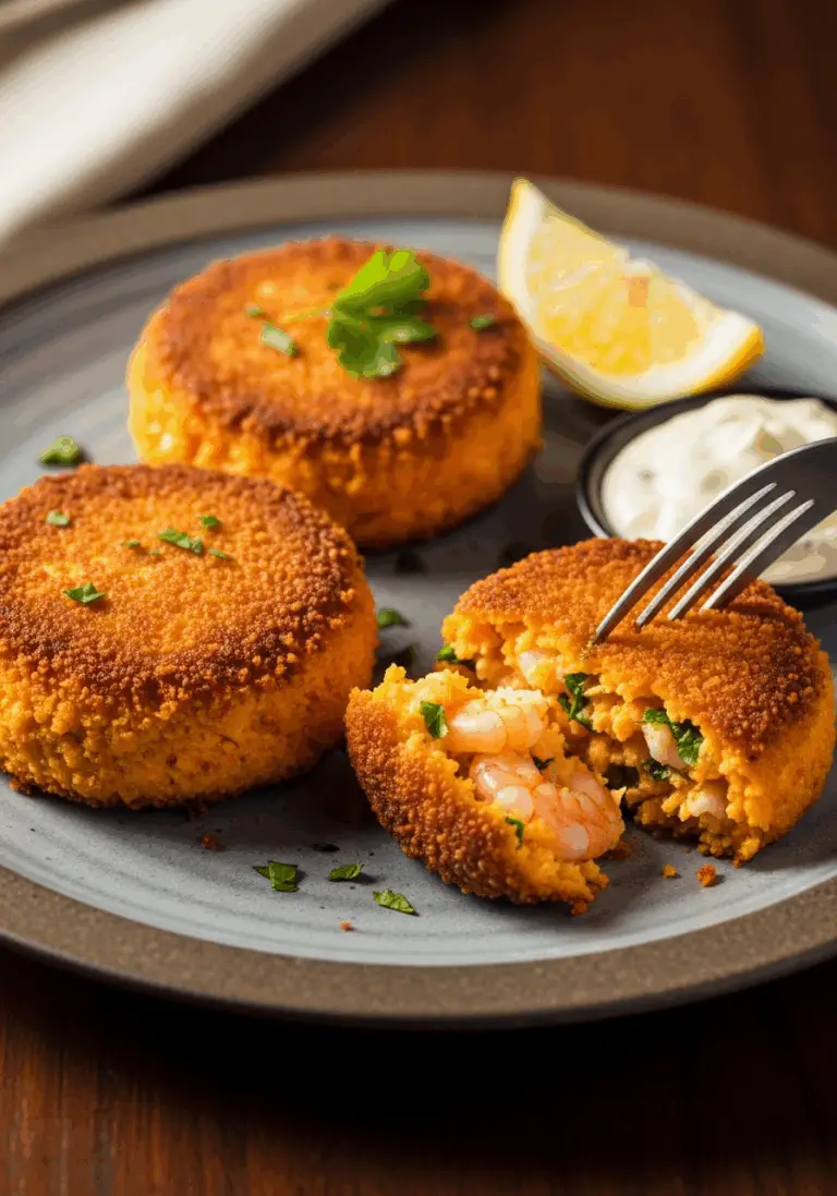 The Ultimate Crispy Shrimp Cakes (with Sweet Potato & Secret Spice Mix!)