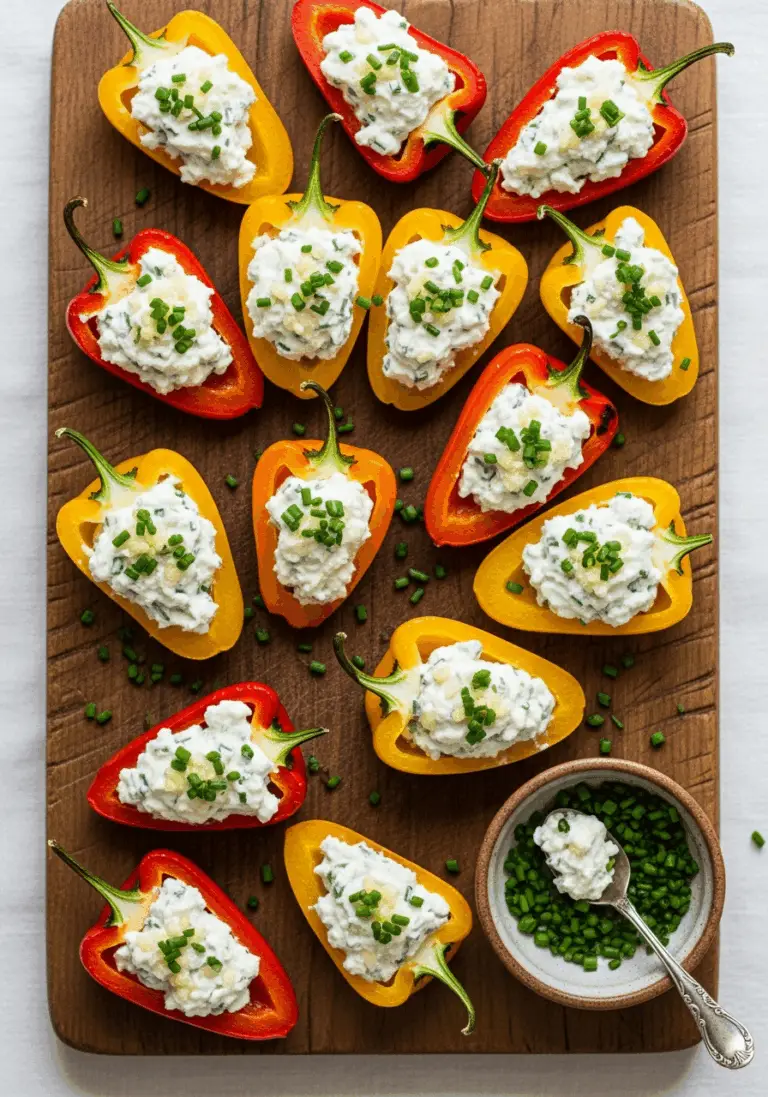 The Ultimate Cream Cheese Stuffed Mini Peppers (Easy & Crowd-Pleasing!)