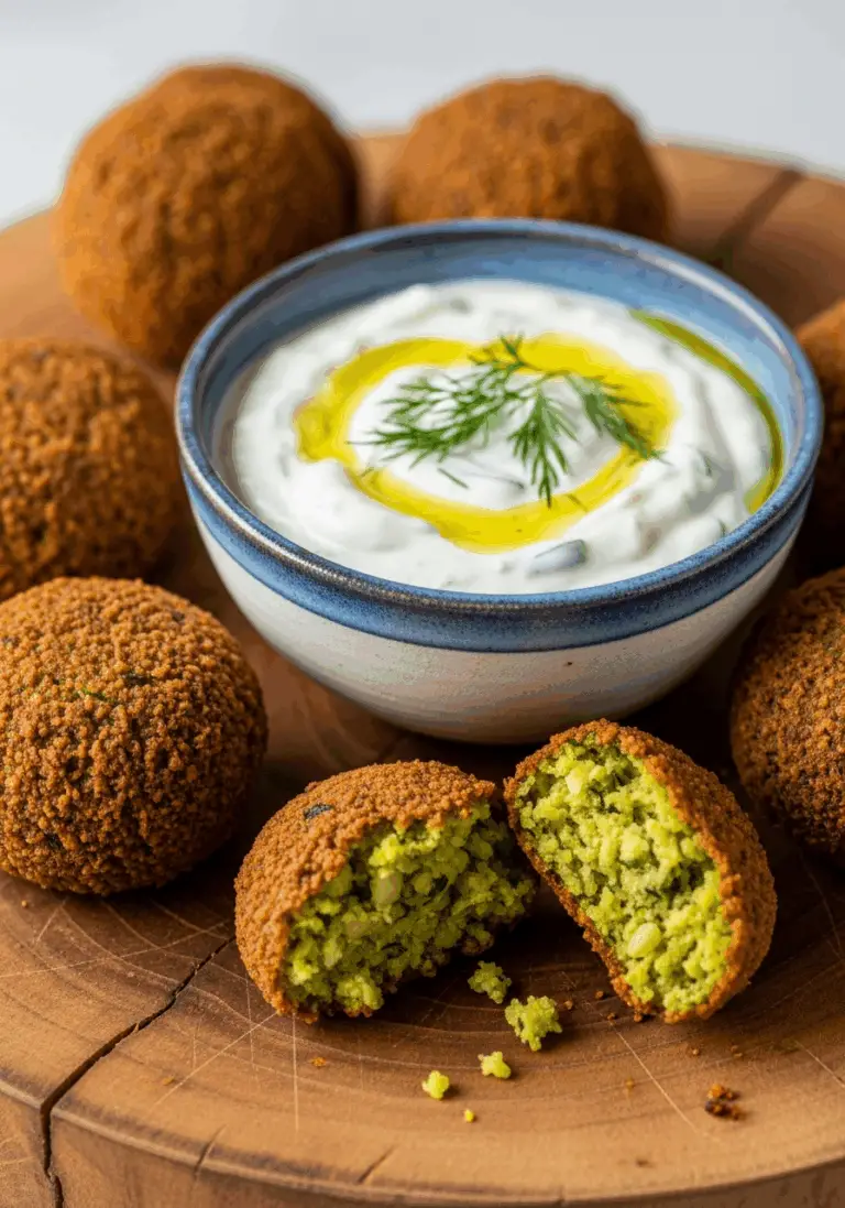 The Ultimate Crispy Falafel Bites (Easy & Crowd-Pleasing Appetizer!)