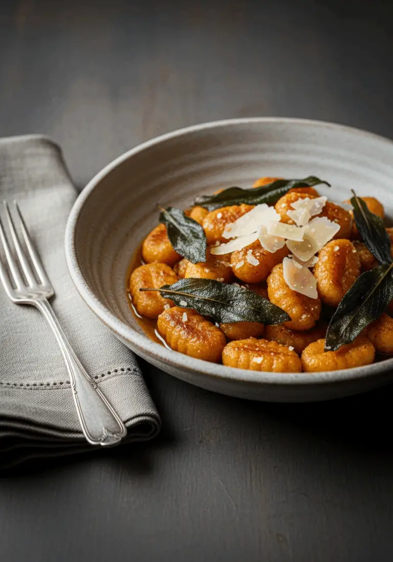 The Ultimate Sweet Potato Gnocchi with Brown Butter Sage Sauce