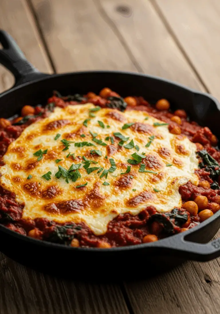 The Ultimate Mediterranean Chickpea Bake (with Feta!)