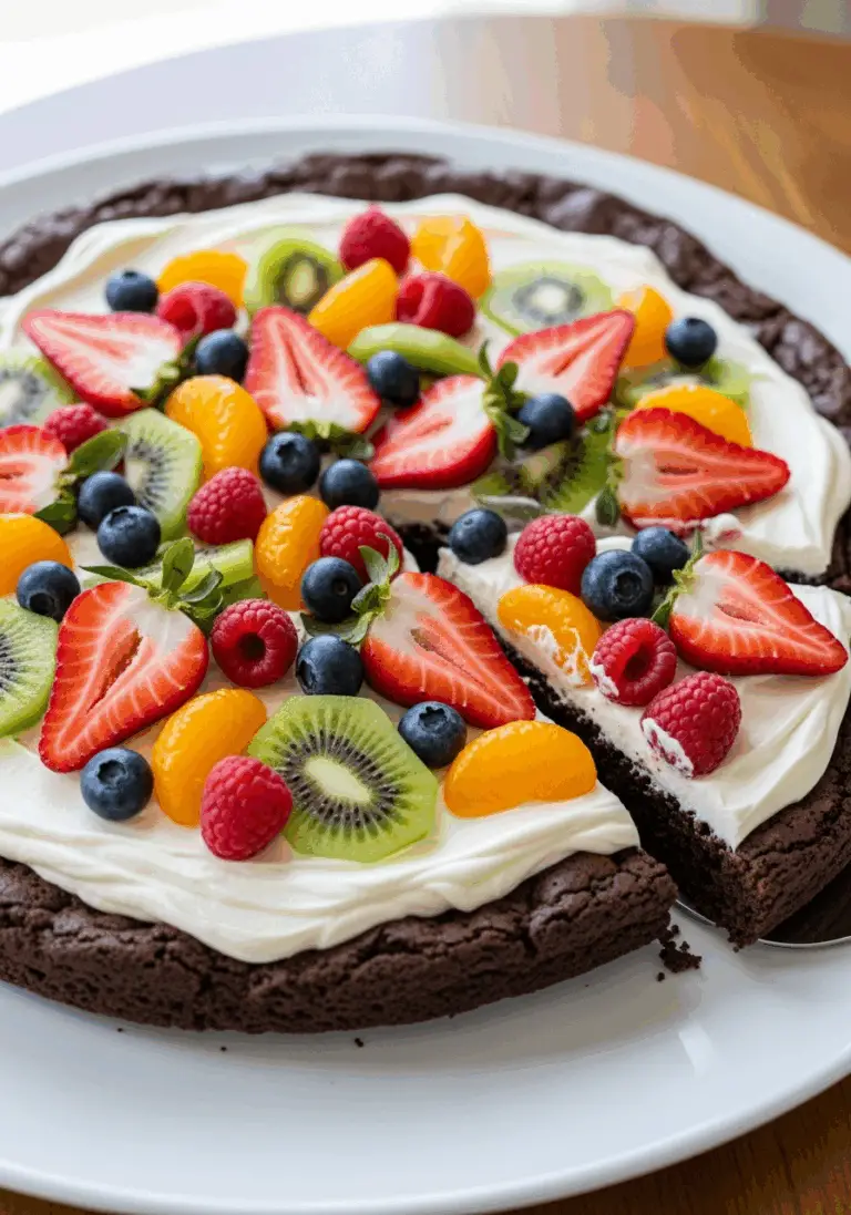 The Ultimate Brownie Fruit Pizza (An Easy Show-Stopper!)