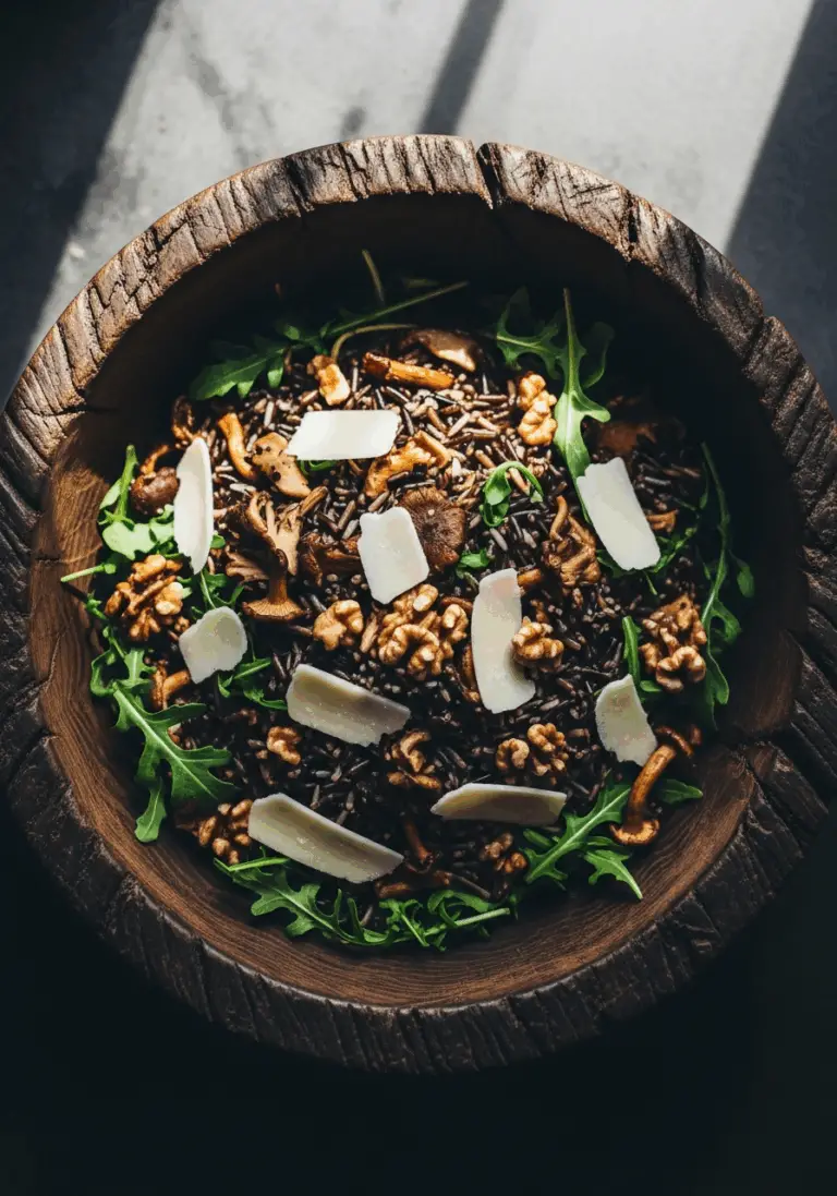 The Ultimate Maitake Wild Rice Salad (Earthy & Elegant!)
