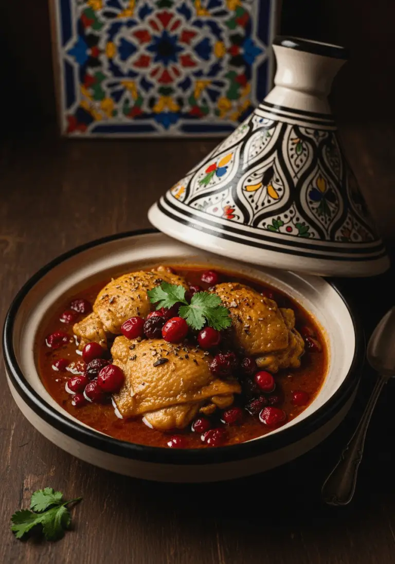 The Ultimate Cranberry Chicken Tagine (Aromatic & Easy!)