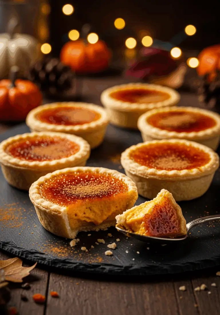 The Ultimate Mini Crème Brûlée Pumpkin Pies (A Show-Stopper!)