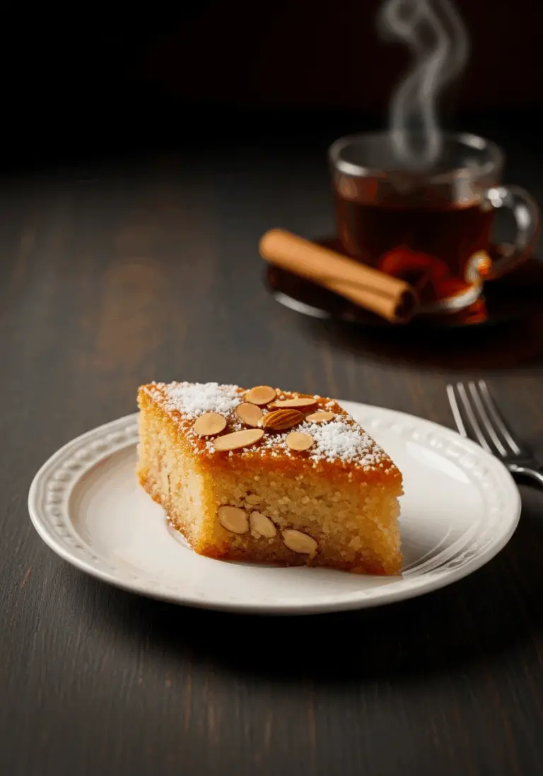 The Ultimate Basbousa (Incredibly Moist Egyptian Semolina Cake!)