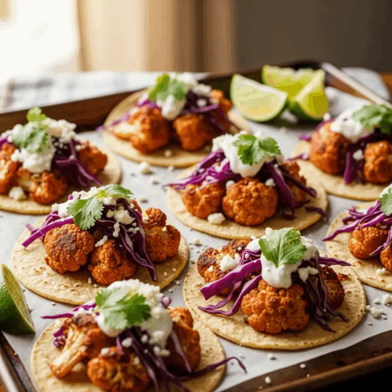 The Ultimate Sheet Pan Cauliflower Tacos (Easy & Healthy!)