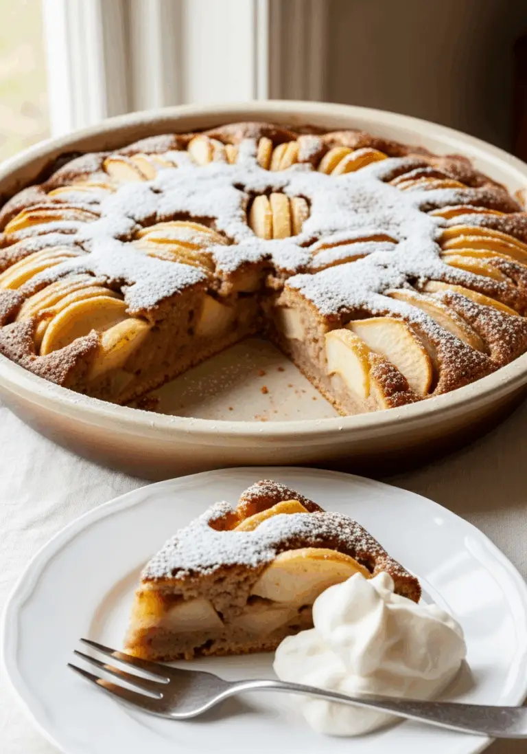 The Ultimate Swedish Apple Pie (Incredibly Easy & Crustless!)