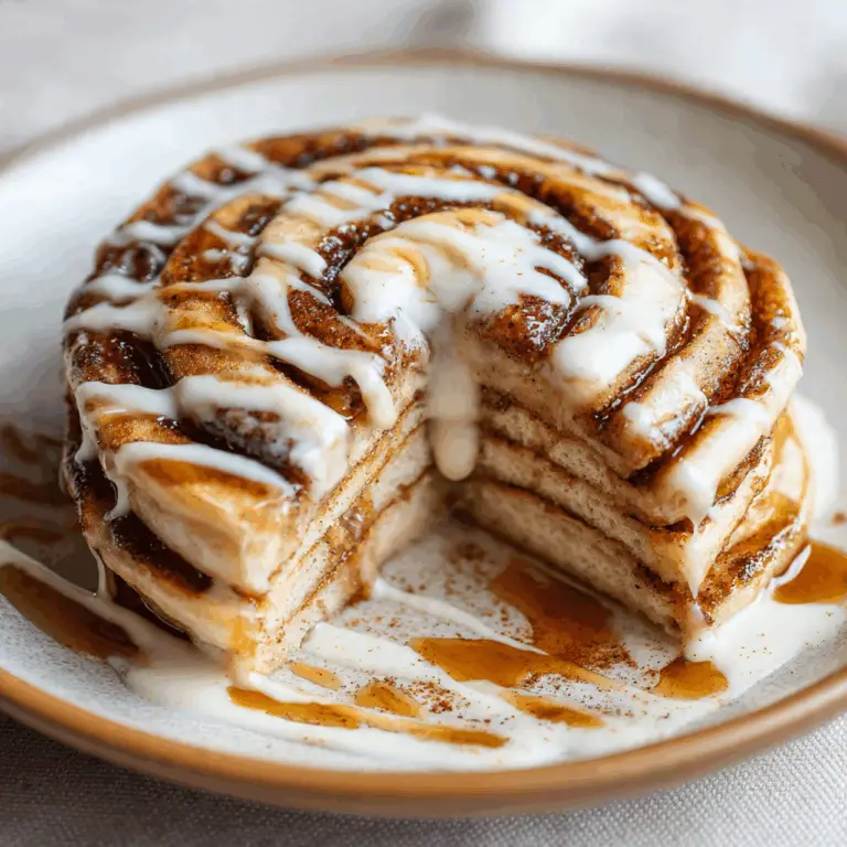 The Ultimate Cinnamon Swirl Pancakes (Vegan & So Fluffy!)