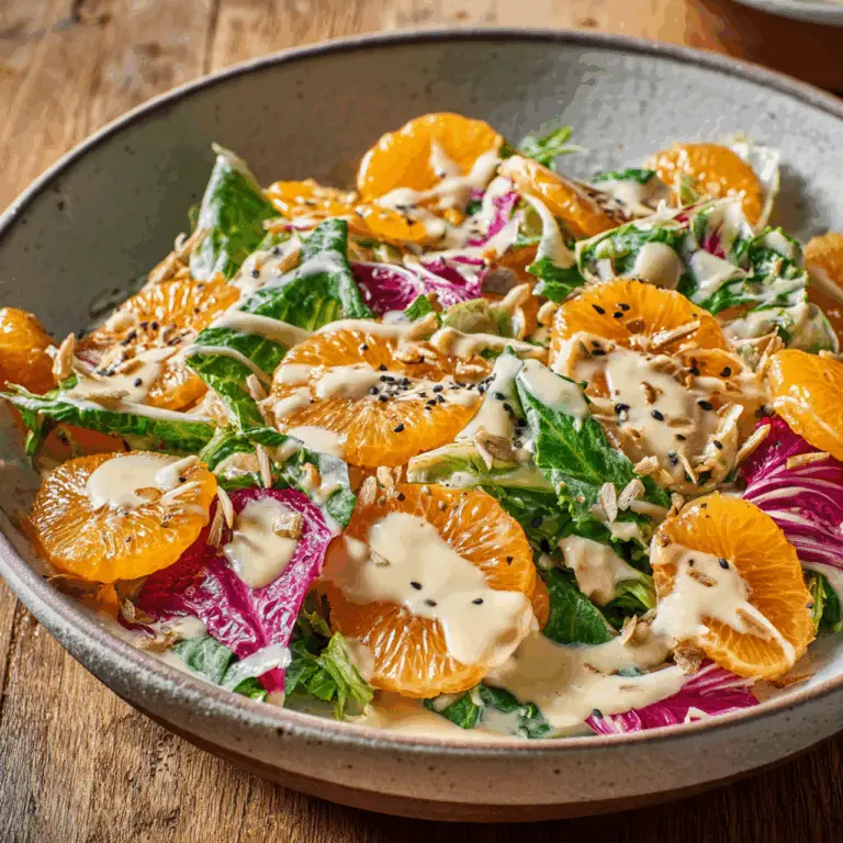 The Ultimate Winter Salad (with Creamy Orange-Ginger Dressing!)