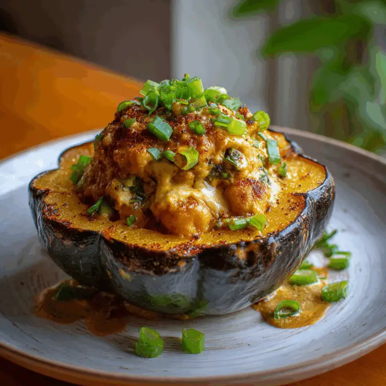 The Ultimate Curried Chickpea Stuffed Acorn Squash (Easy & Vegan!)