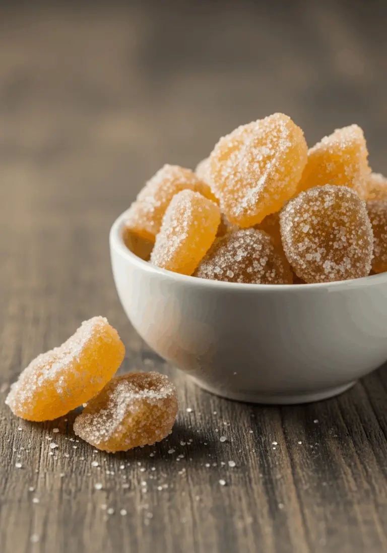 Easy Homemade Candied Ginger (Chewy & Spicy-Sweet!)