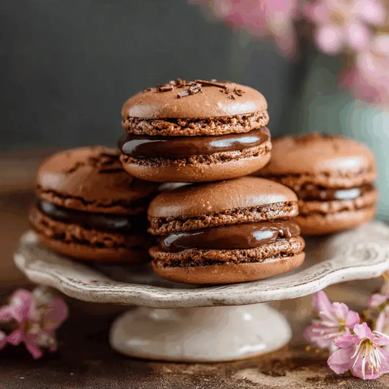 The Ultimate Chocolate Macarons (Foolproof French Method!)