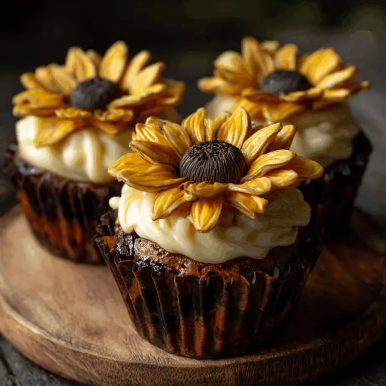 The Ultimate Sunflower Cupcakes (Easy Decorating Guide!)