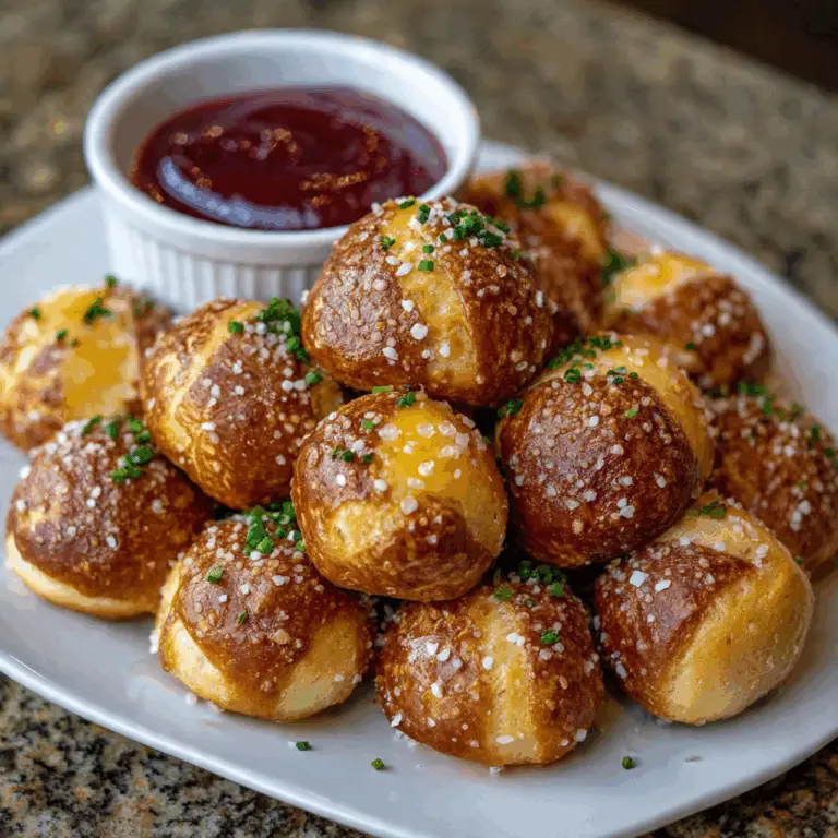 The Ultimate Homemade Pretzel Bites (Soft, Chewy & Salty!)