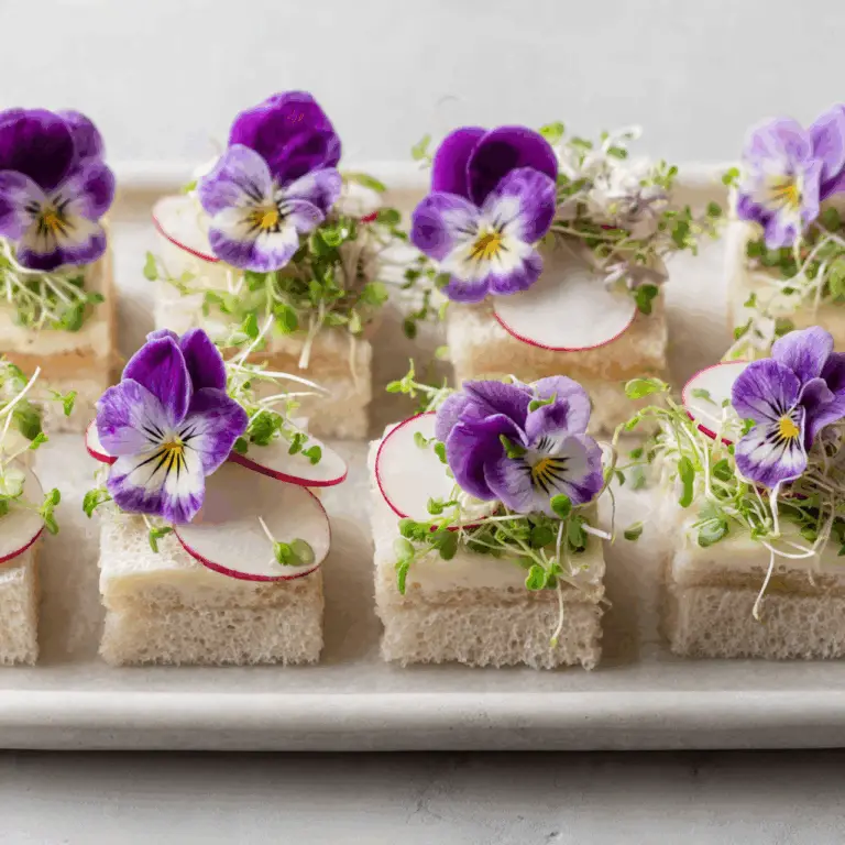 The Ultimate Viola Tea Sandwiches (Stunningly Easy & Elegant!)