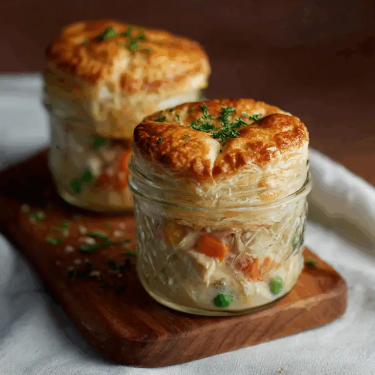The Ultimate Mini Mason Jar Chicken Potpies (So Adorable & Easy!)