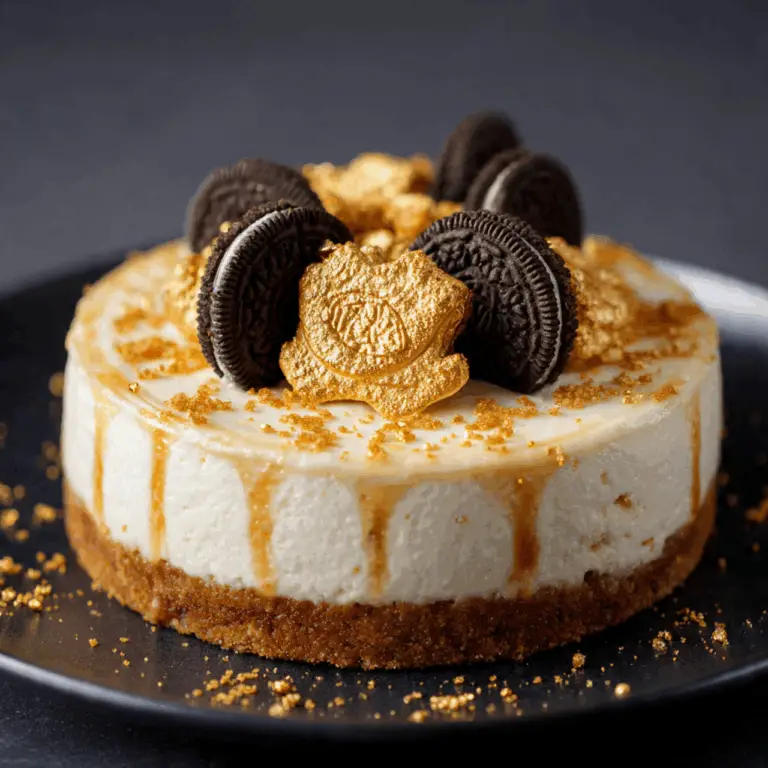 The Ultimate Golden Oreo Cheesecake (A Decadent Dream!)