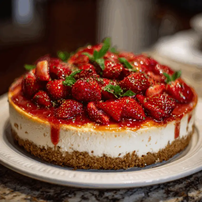 The Ultimate Strawberry Cheesecake (A Show-Stopping Dessert!)