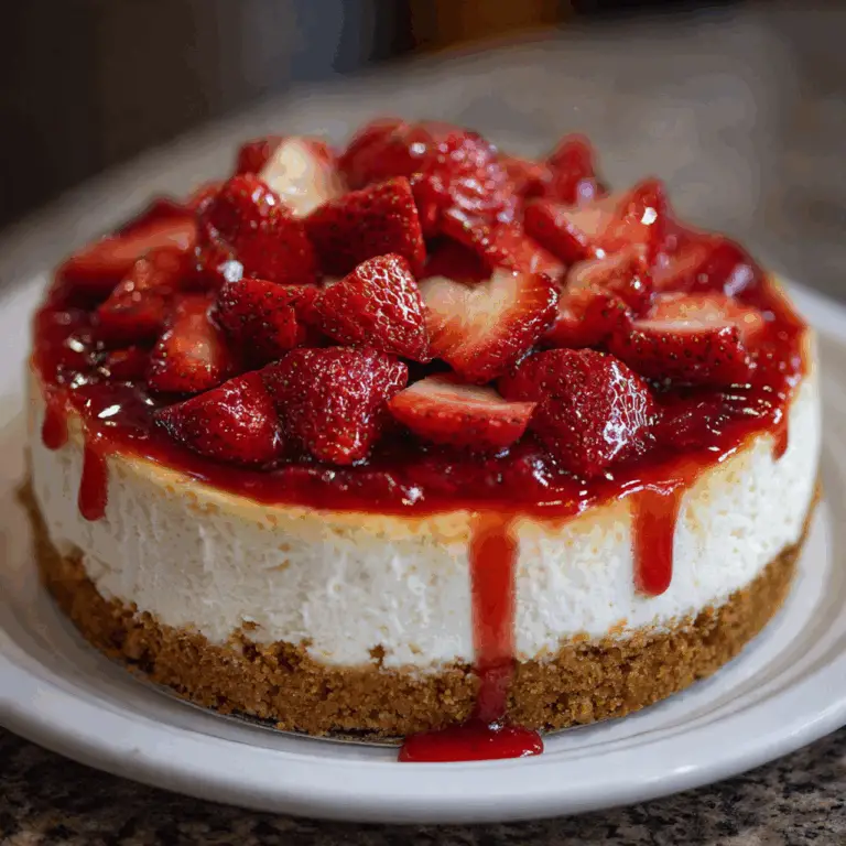 The Ultimate Strawberry Shortcake Cheesecake (A Show-Stopping Layer Cake!)