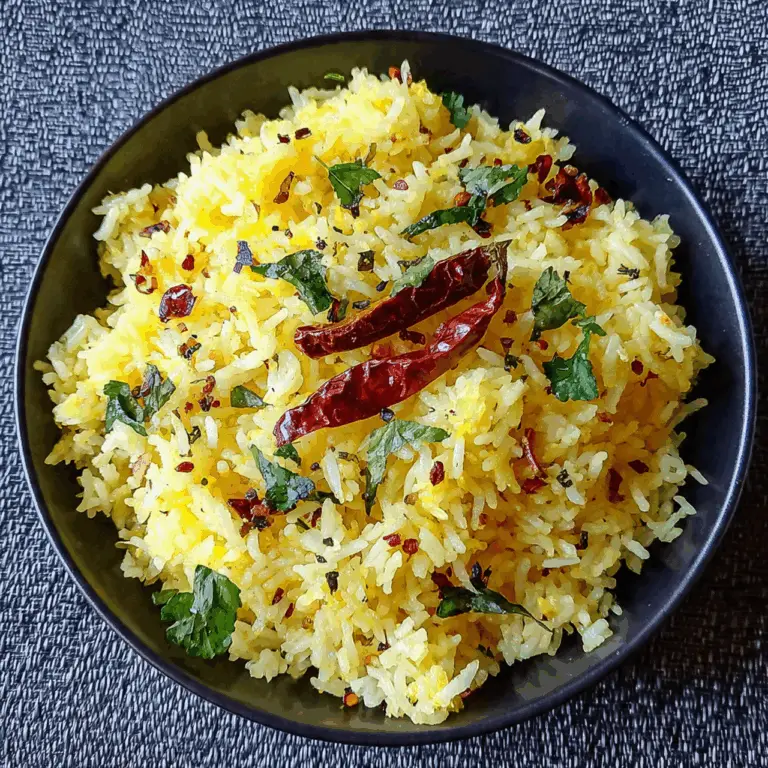 The Ultimate Indian Lemon Rice (Fragrant & Flavorful!)