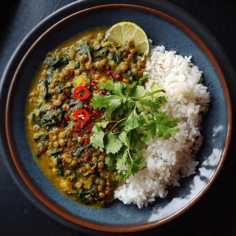 The Ultimate Spinach Lentil Dal (Emerald Dal Recipe!)