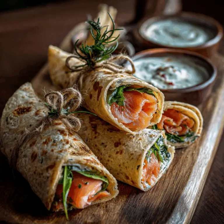 The Ultimate Smoked Salmon Lavash Wraps (Easy 15-Minute Recipe!)