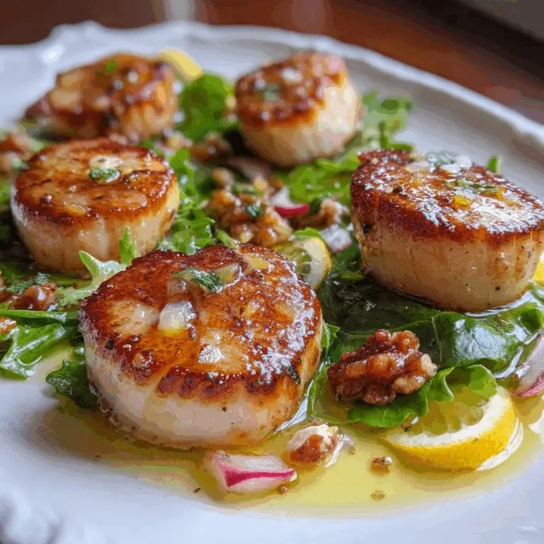 The Ultimate Seared Scallops (with Zesty Citrus Dressing!)