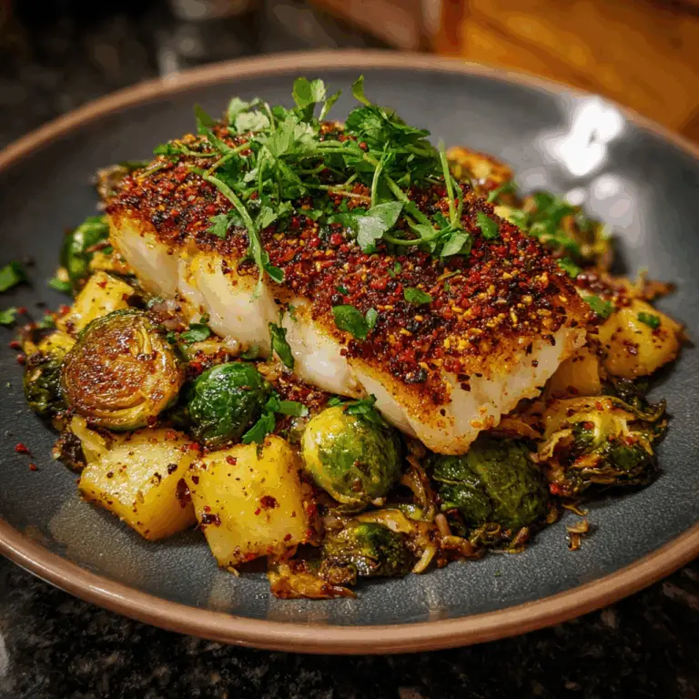 The Ultimate Roasted Mustard Seed White Fish (Easy Sheet Pan Dinner!)