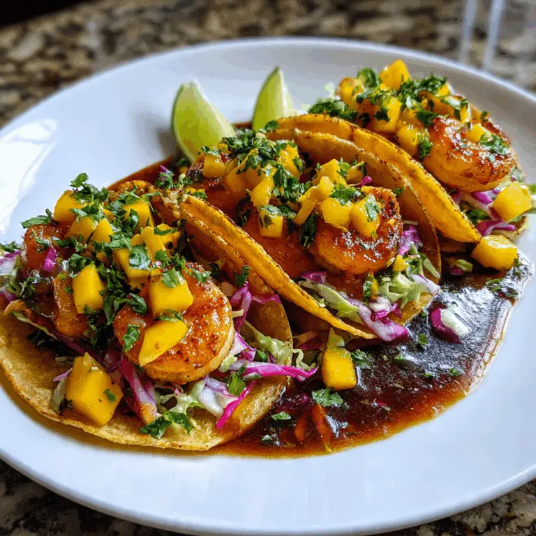 The Ultimate Shrimp Tacos (with Mango Slaw & Chipotle Mayo!)