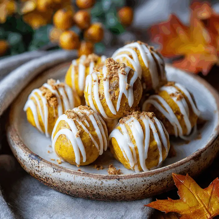 No-Bake Pumpkin Cheesecake Balls for thanksgiving desserts