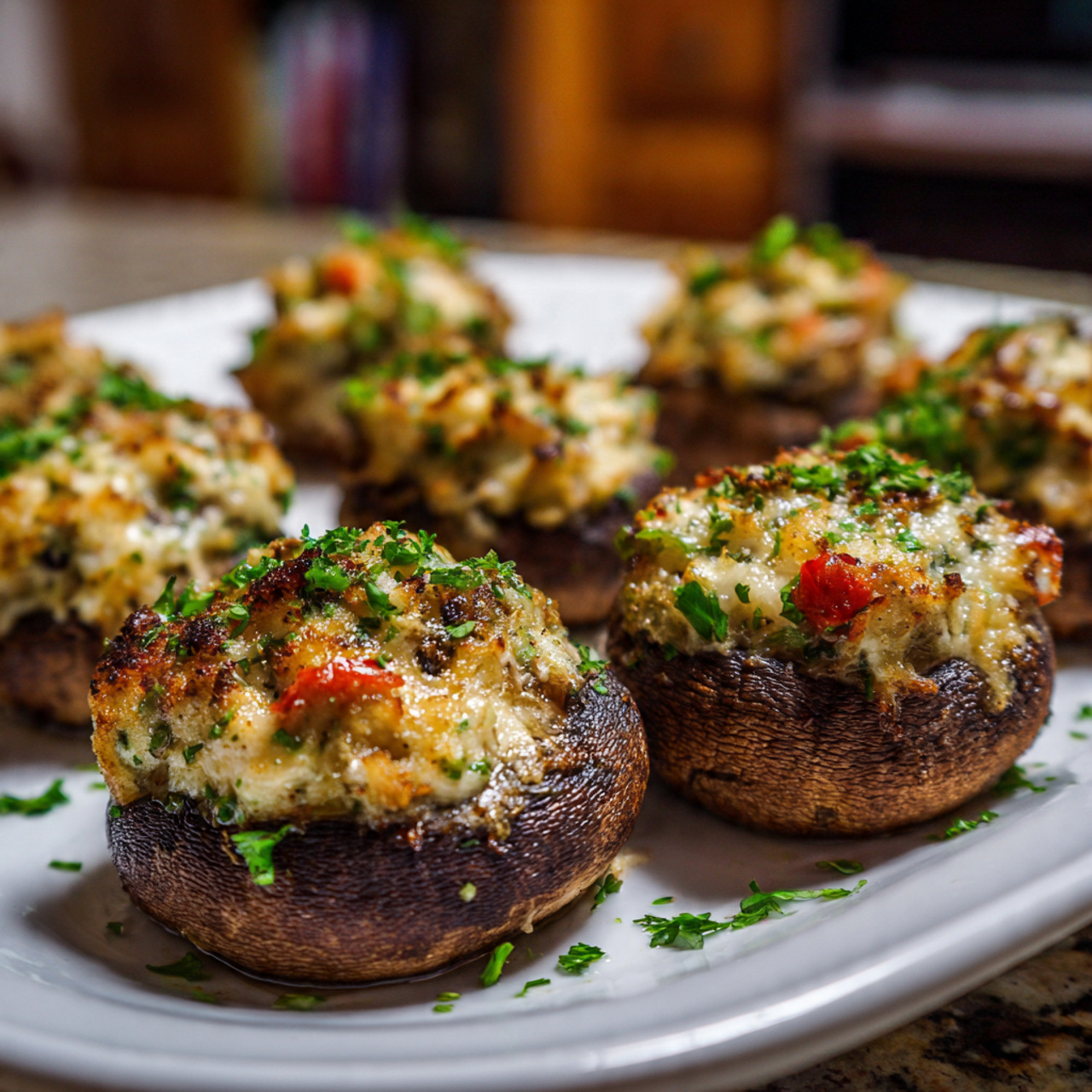 The Best Cheesy Stuffed Mushrooms (So Easy!)