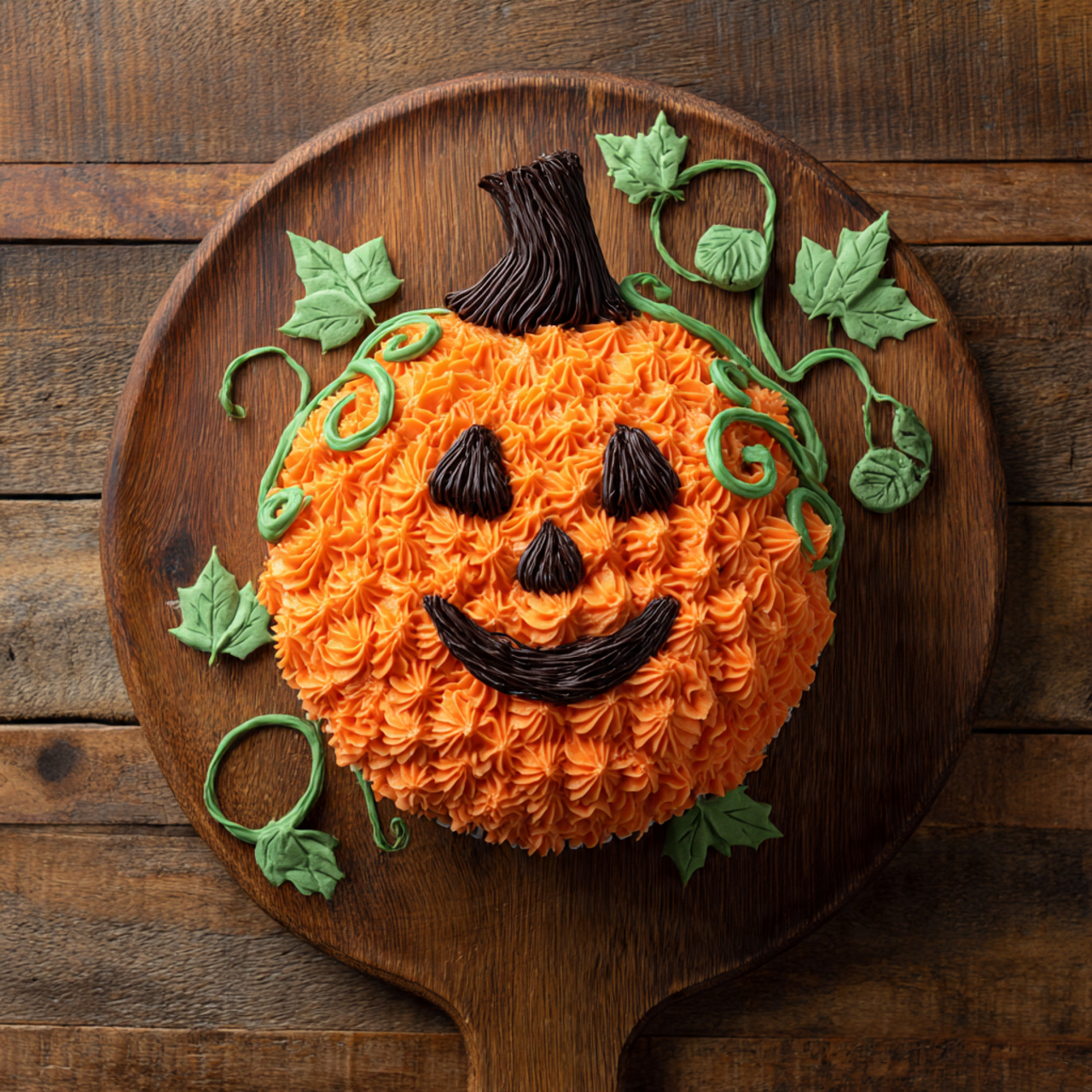 The Ultimate Pumpkin Patch Pull-Apart Cupcake Cake (So Easy!)