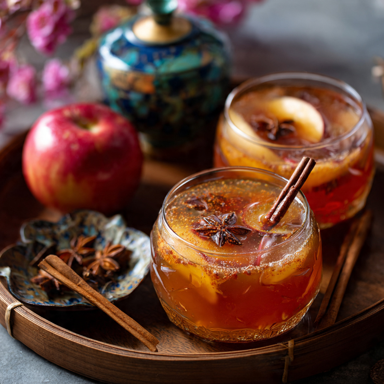 The Ultimate Apple Sujeonggwa (Cozy Korean Cinnamon-Ginger Punch!)