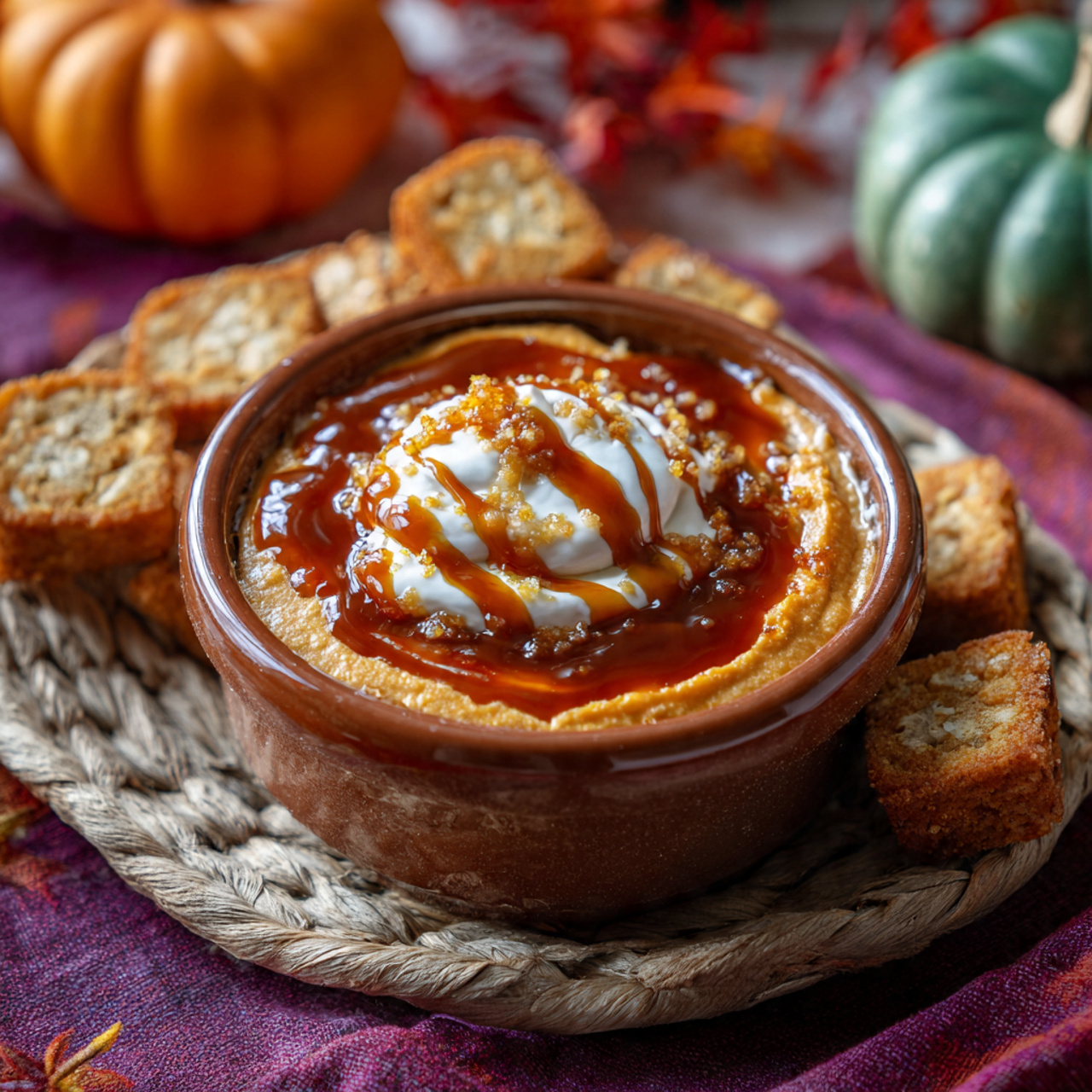 The Ultimate Fluffy Caramel Pumpkin Dip (Your New Fall Obsession!)