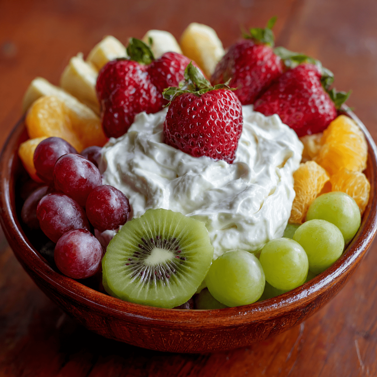 Unbelievably Fluffy Fruit Dip (Ready in 10 Minutes!)
