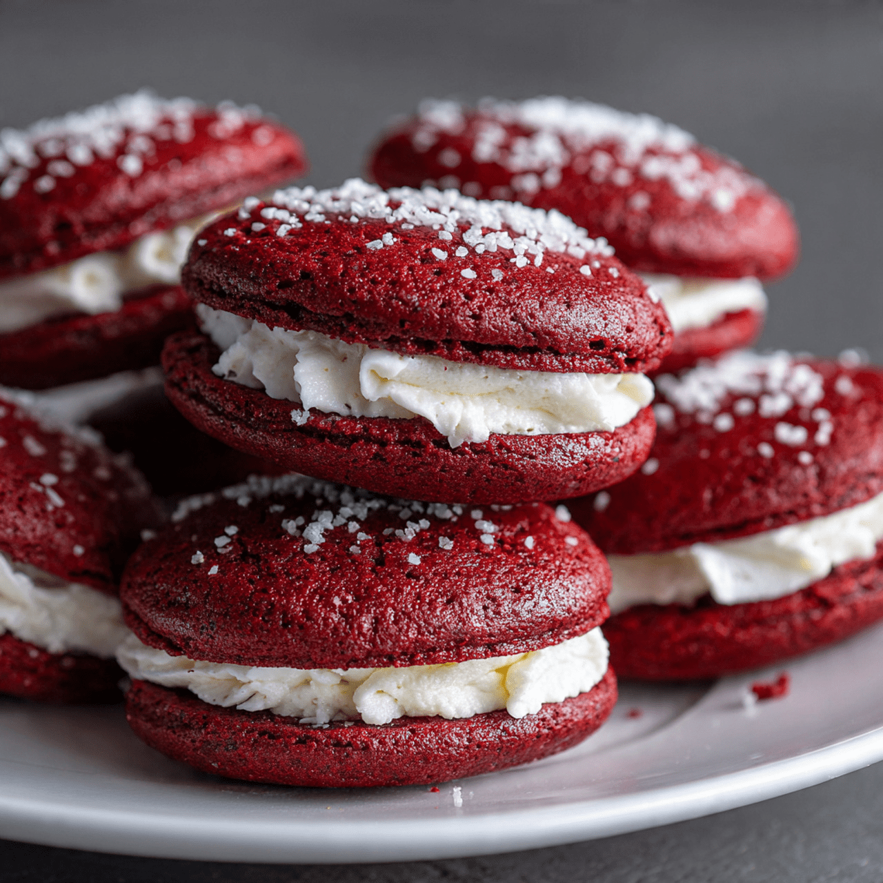 The Ultimate Red Velvet Whoopie Pies (Perfectly Soft & Tangy!)