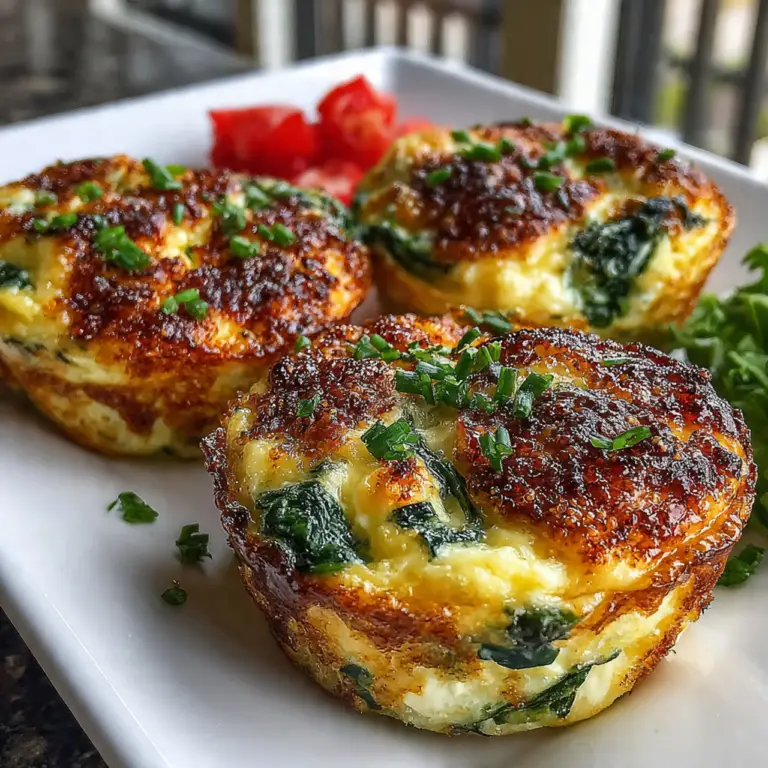 The Ultimate Spinach Egg White Muffins (Easy High Protein Snack!)